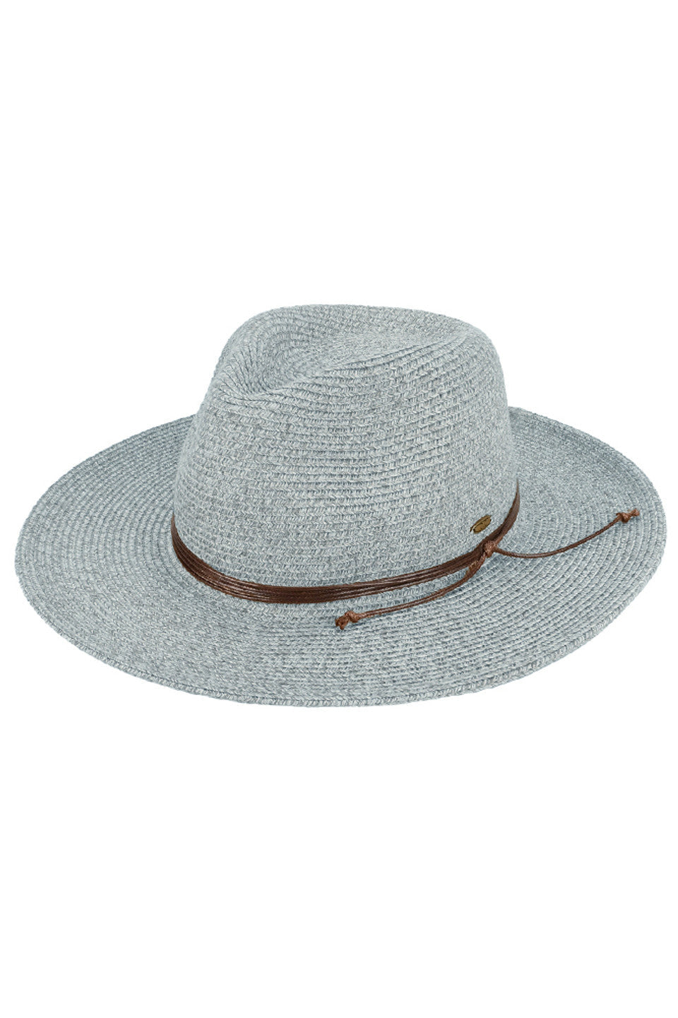 C.C Women's String Trim Band Panama Sun Hat