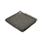 Dhanvi Patterned Cashmere Blanket - Charcoal
