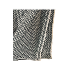 Dhanvi Patterned Cashmere Blanket - Charcoal