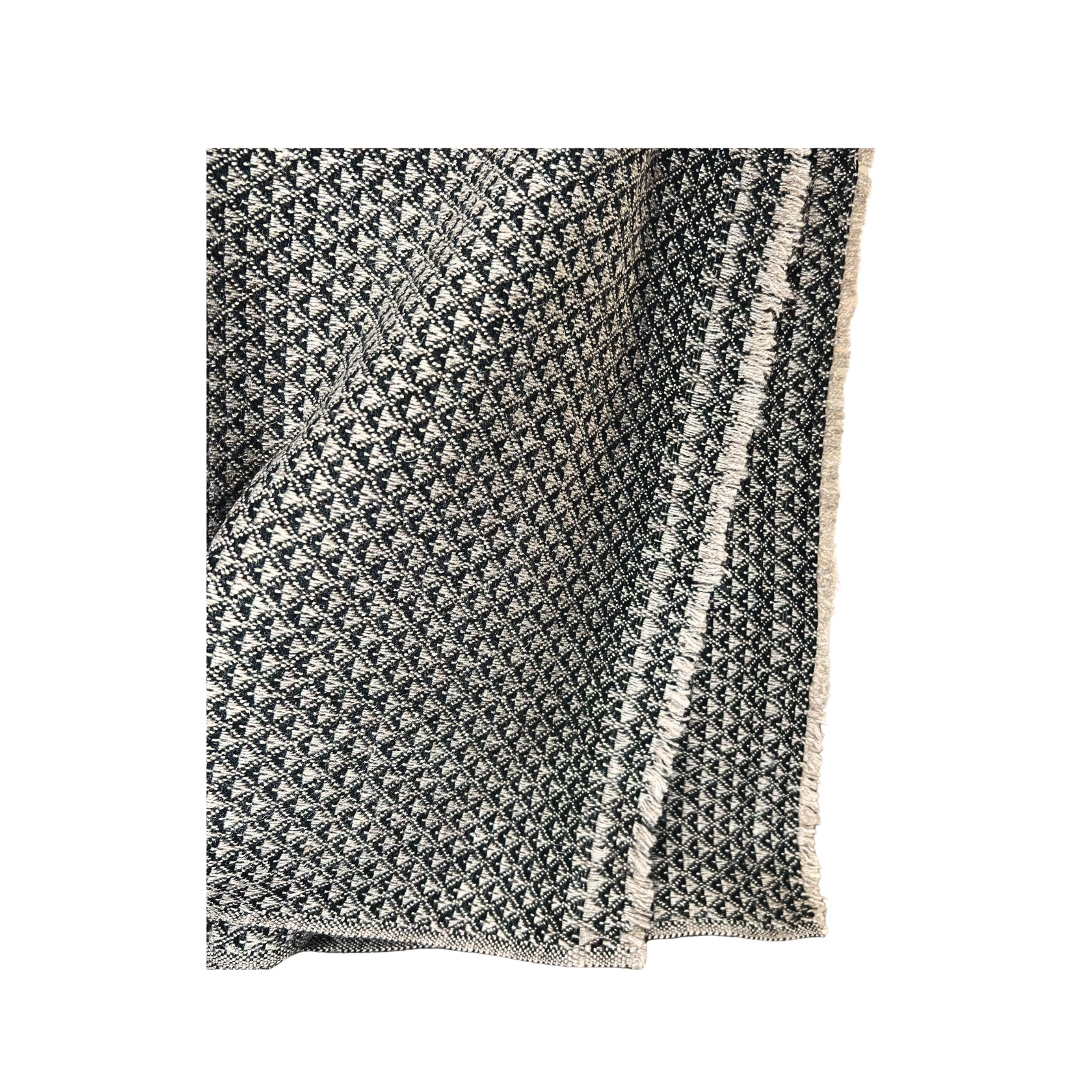 Dhanvi Patterned Cashmere Blanket - Charcoal