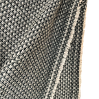 Dhanvi Patterned Cashmere Blanket - Charcoal