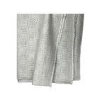 Dhanvi Patterned Cashmere Blanket - Light Grey