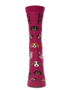 Dog Mom Bamboo Blend Crew Socks