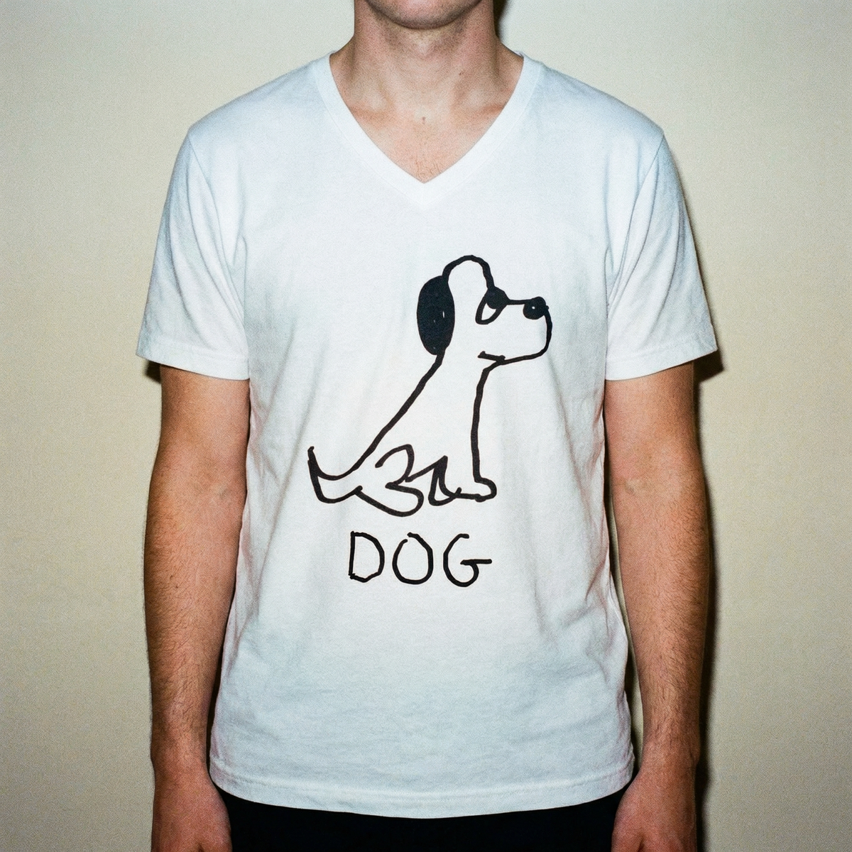 Dog - V-neck Tee