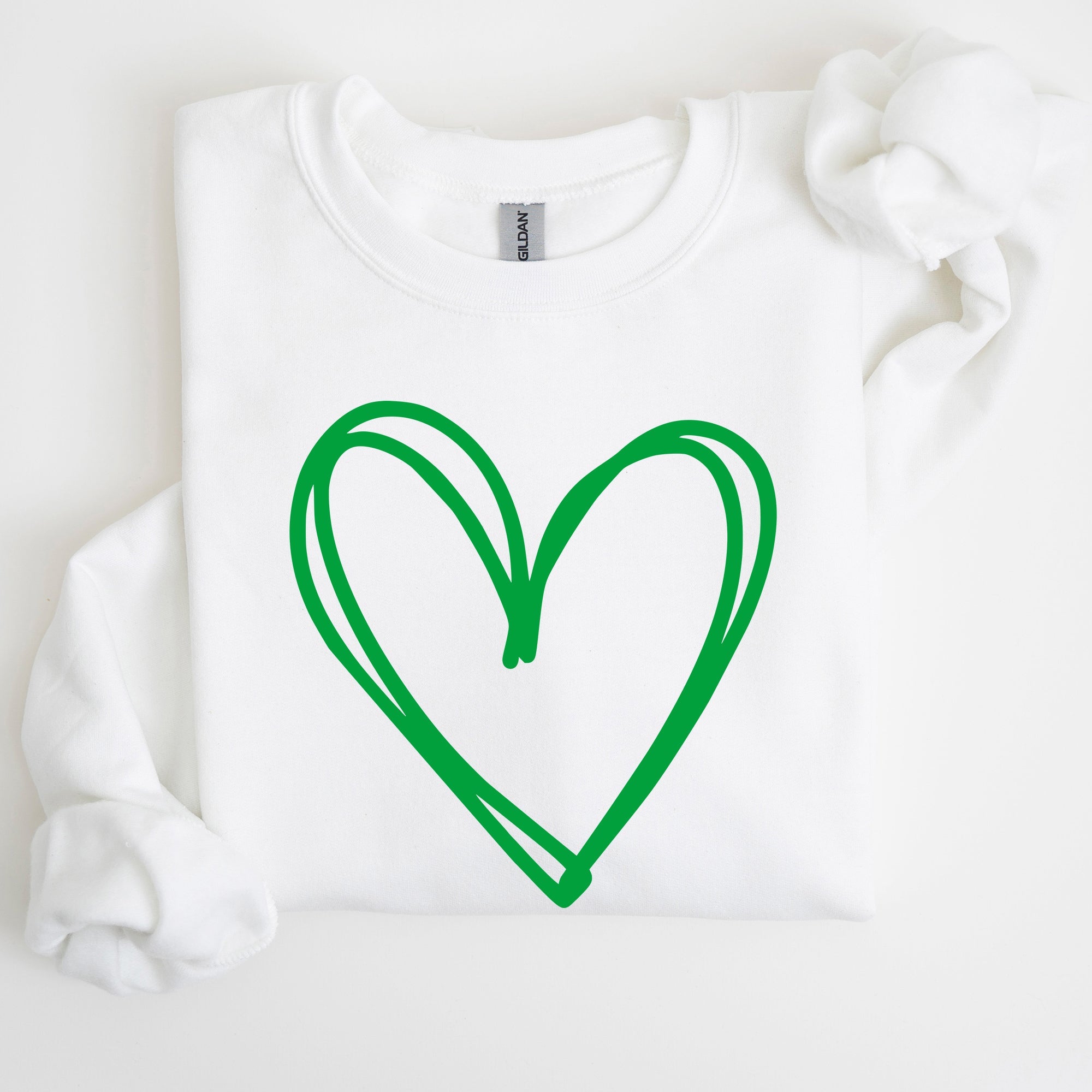 Double Heart, St Patrick's Day Sweatshirt