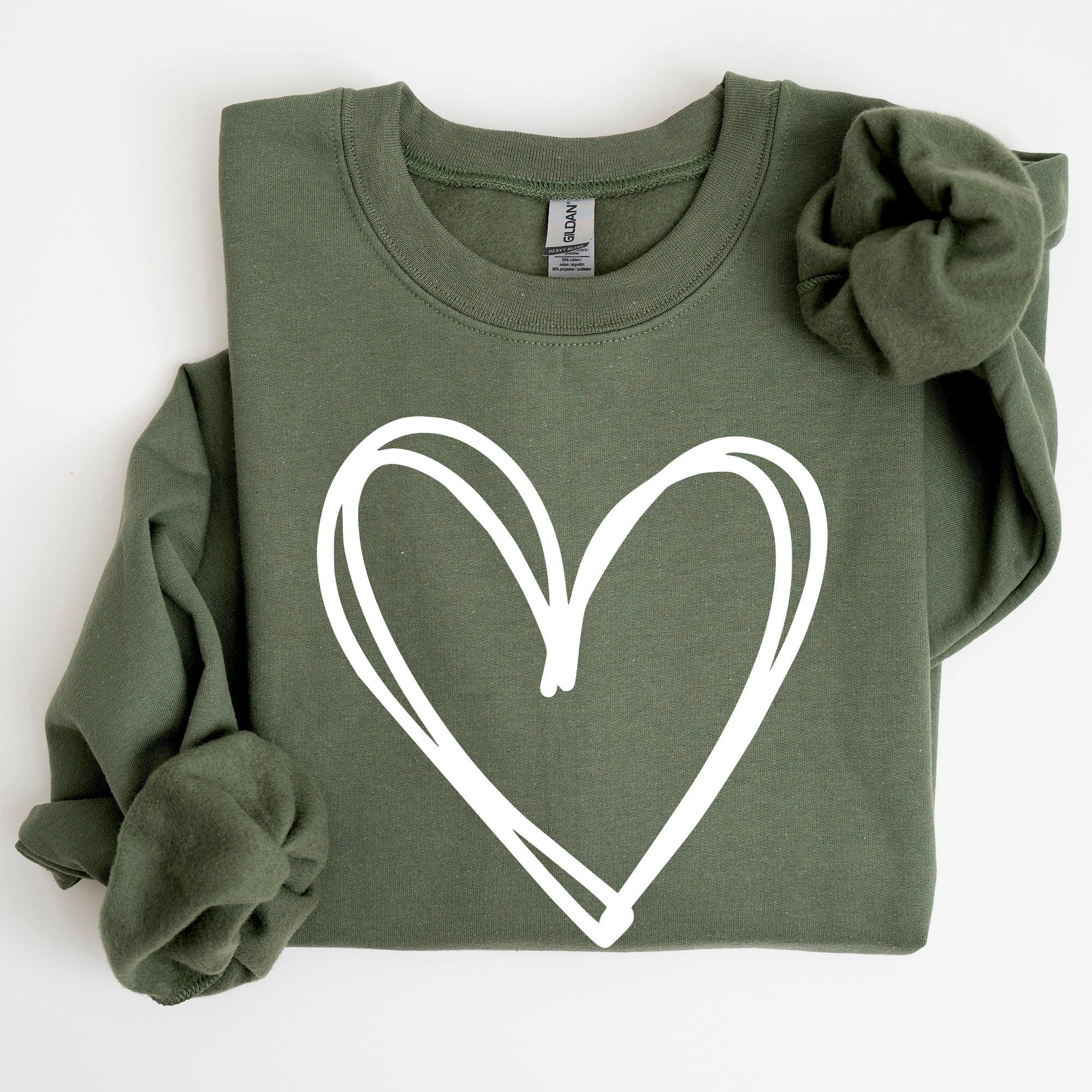 Double Heart, St Patrick's Day Sweatshirt
