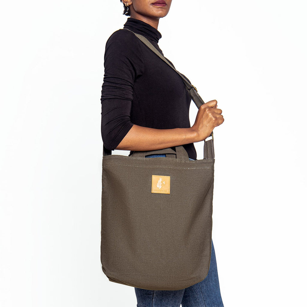 Canvas Carry-All Crossbody Bag for Men & Women | Amani