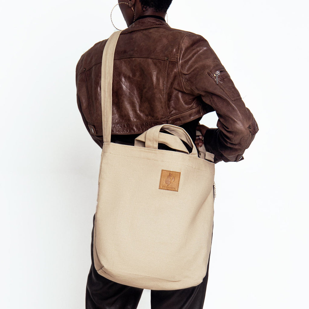 Canvas Carry-All Crossbody Bag for Men & Women | Amani