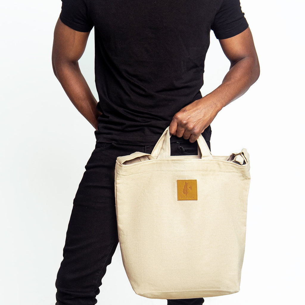 Canvas Carry-All Crossbody Bag for Men & Women | Amani