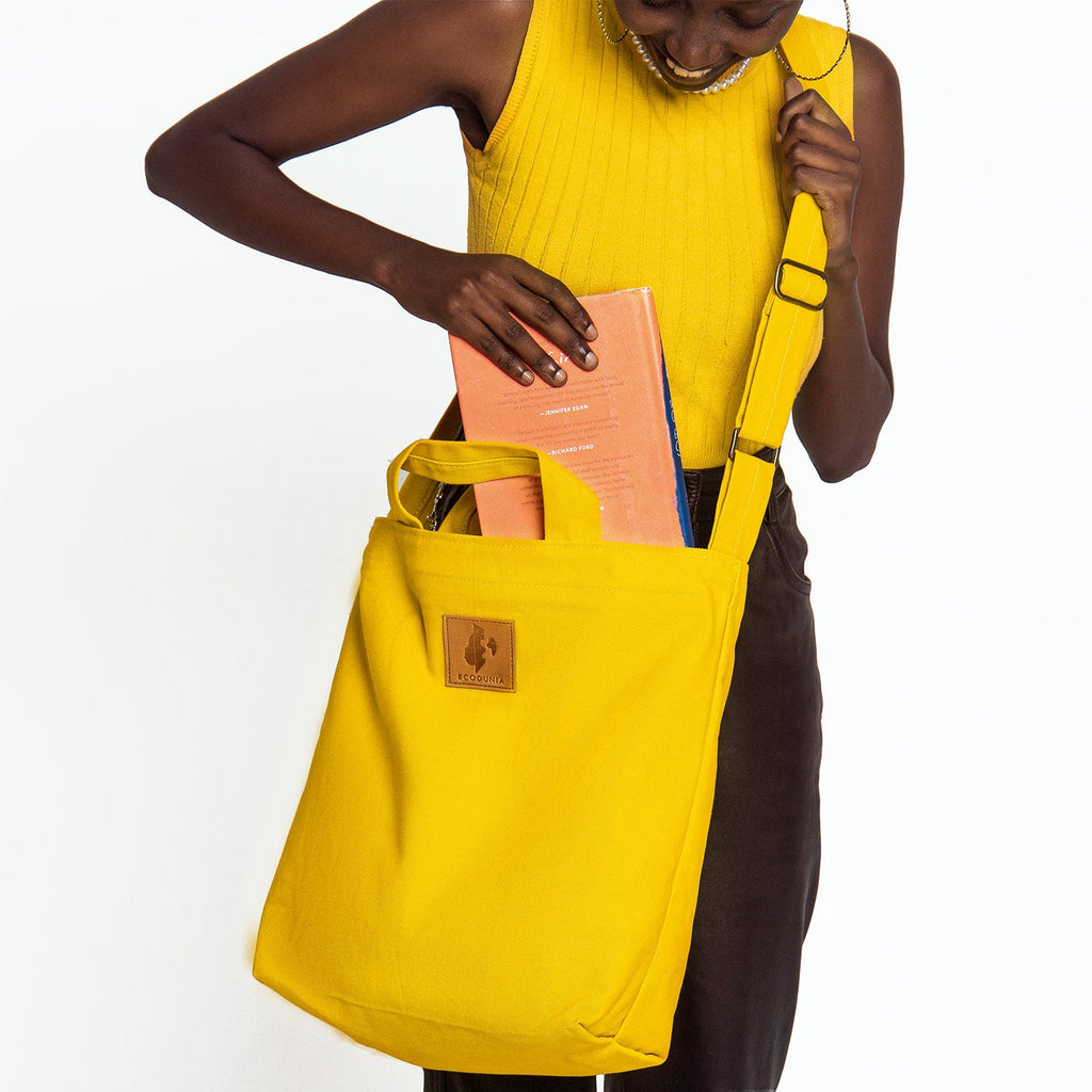 Canvas Carry-All Crossbody Bag for Men & Women | Amani