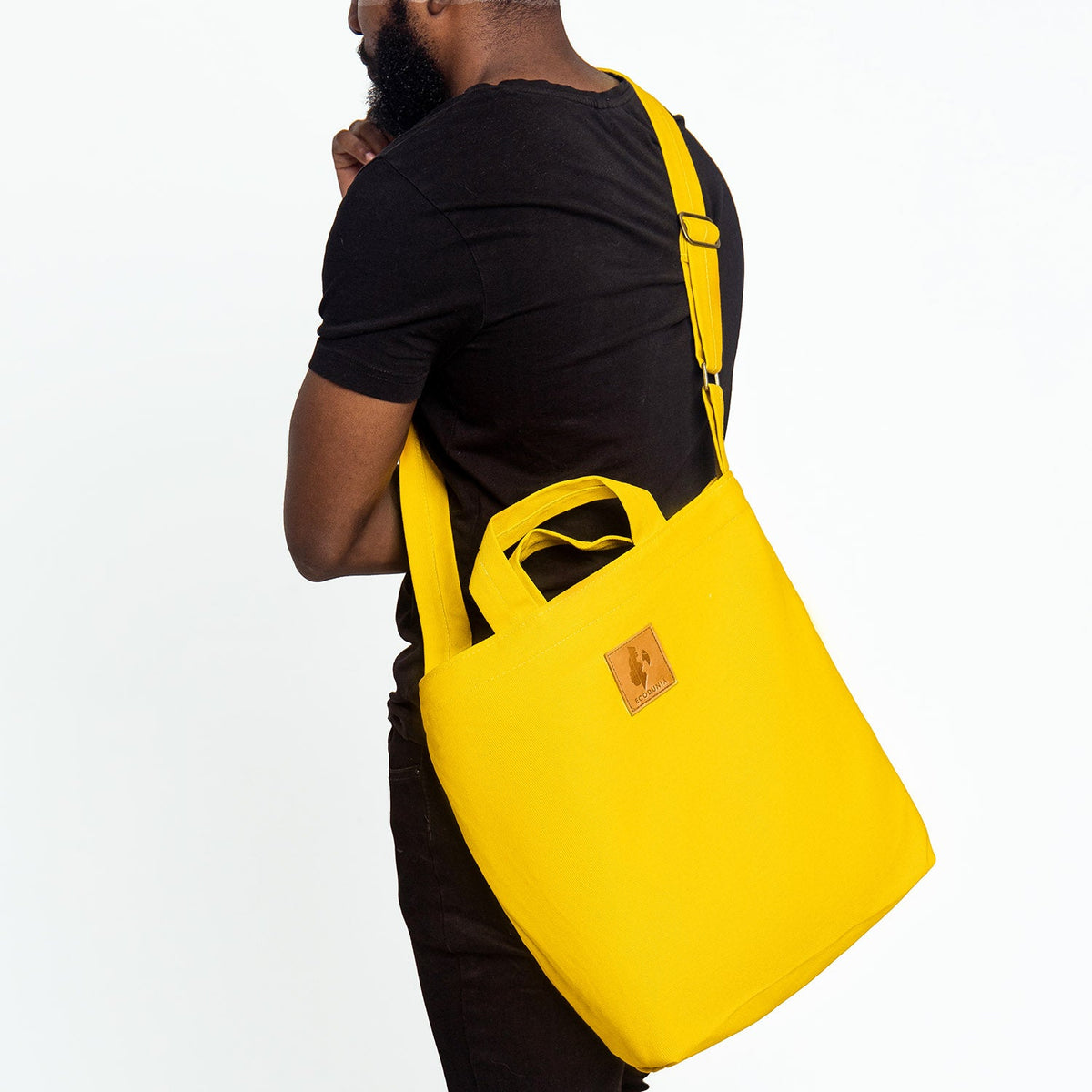 Canvas Carry-All Crossbody Bag for Men & Women | Amani