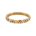 Retro Hearts Bangle