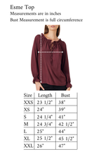 Esme Top in Eggplant
