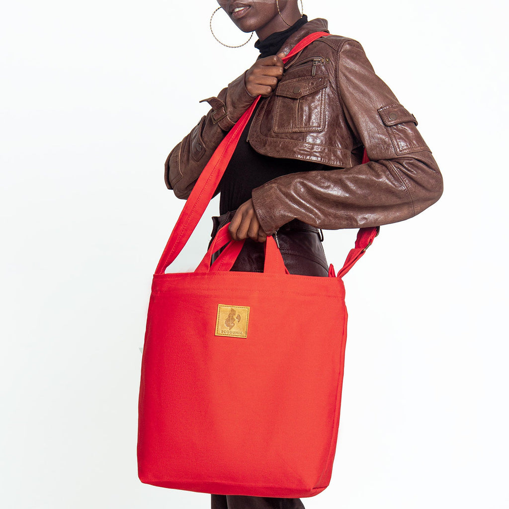 Canvas Carry-All Crossbody Bag for Men & Women | Amani