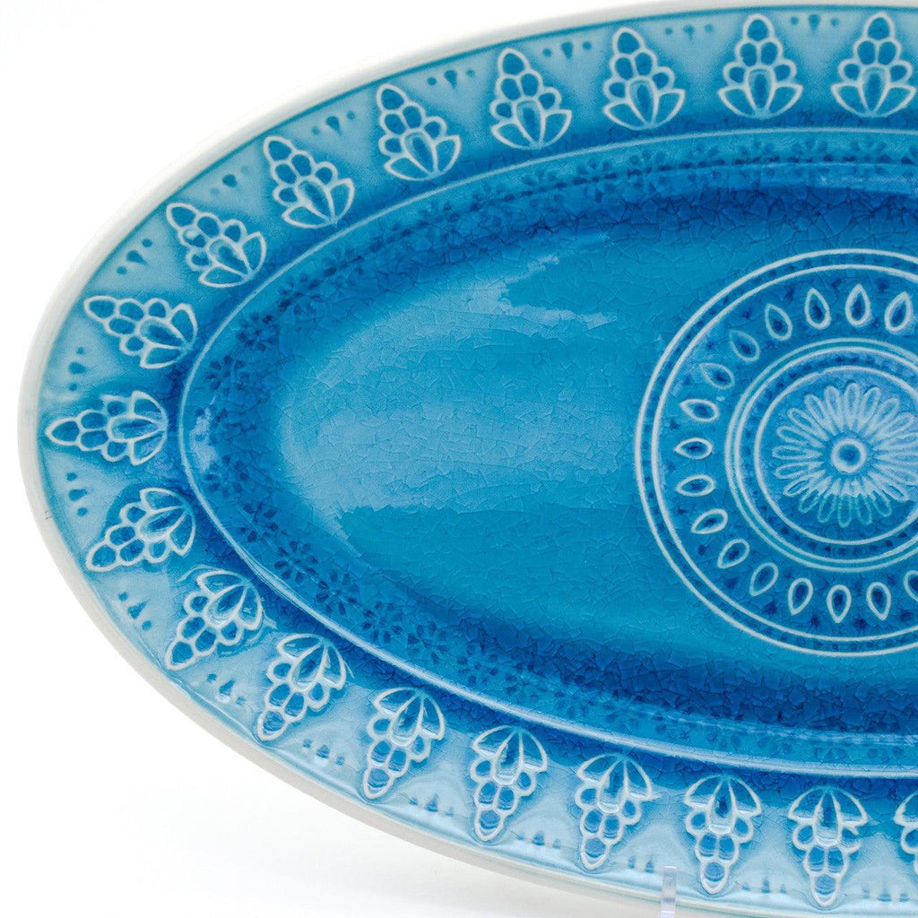 Fez Stoneware Oval Serving Platter - Che Cose Belle