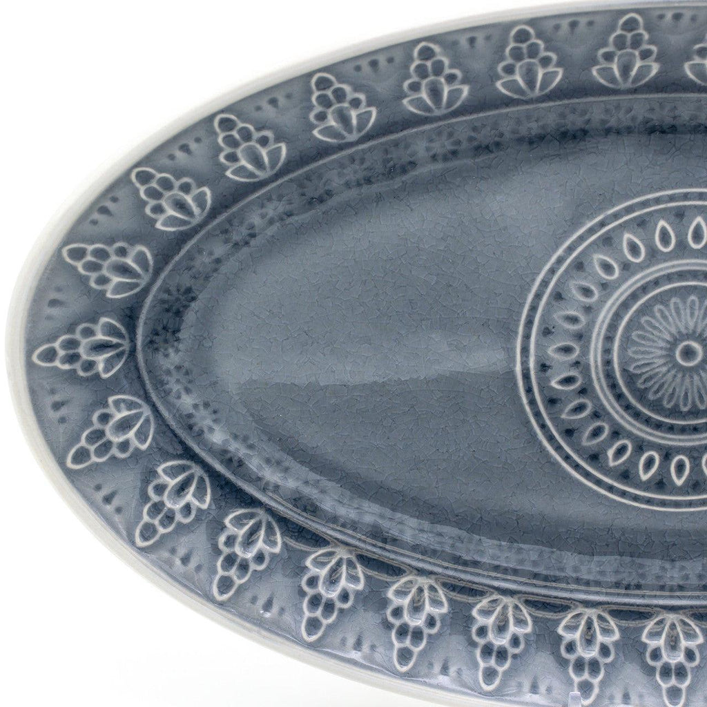 Fez Stoneware Oval Serving Platter - Che Cose Belle