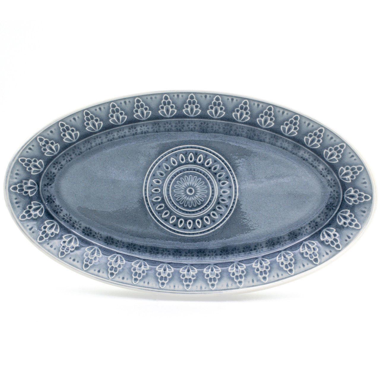 Fez Stoneware Oval Serving Platter - Che Cose Belle