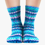Polar Feet Fleece Tabi Socks - Ripple