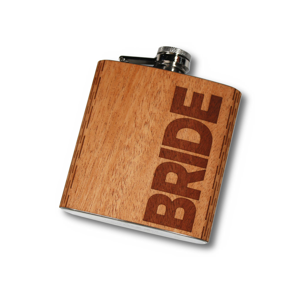 6 OZ Hip Flasks (Wedding Party Collection)
