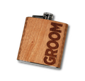 6 OZ Hip Flasks (Wedding Party Collection)