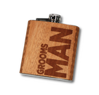 6 OZ Hip Flasks (Wedding Party Collection)