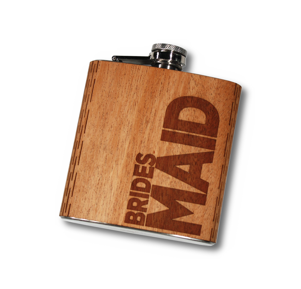 6 OZ Hip Flasks (Wedding Party Collection)