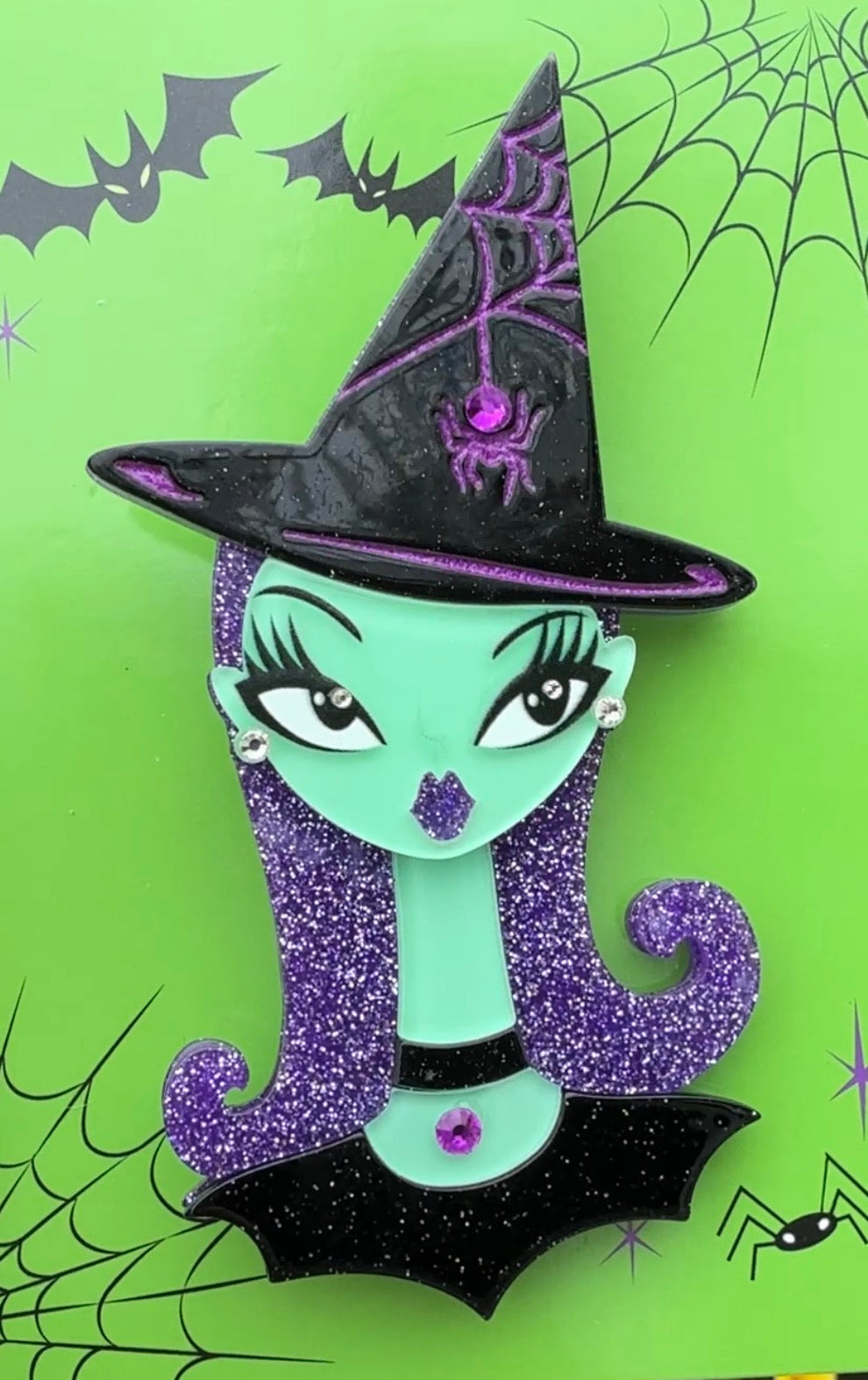 Hex Appeal Spooky Doll Brooch by Miss Fluff x Lipstick & Chrome