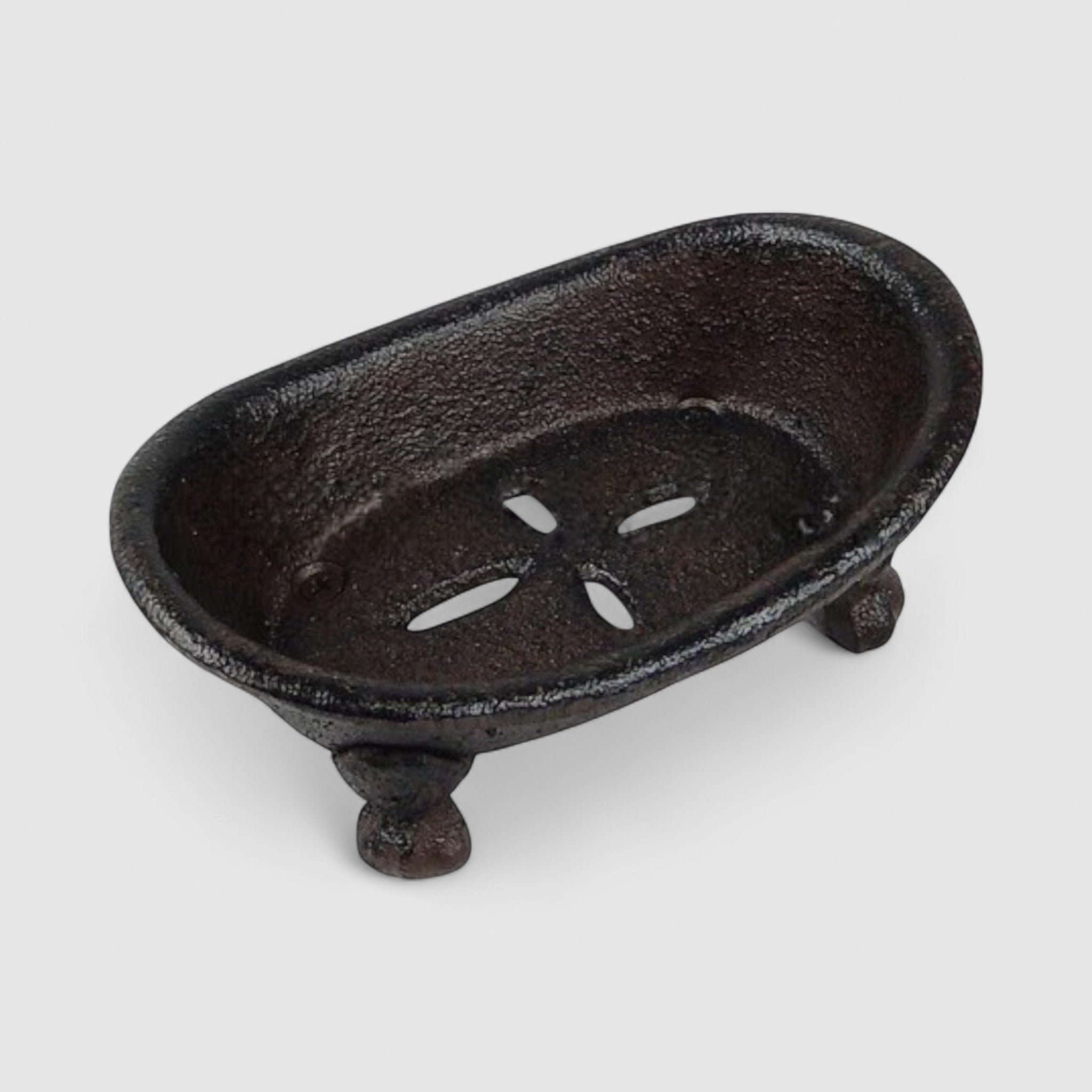 Vintage Cast Iron Bathtub Soap Dish, Antique-Style Bathroom Accessory