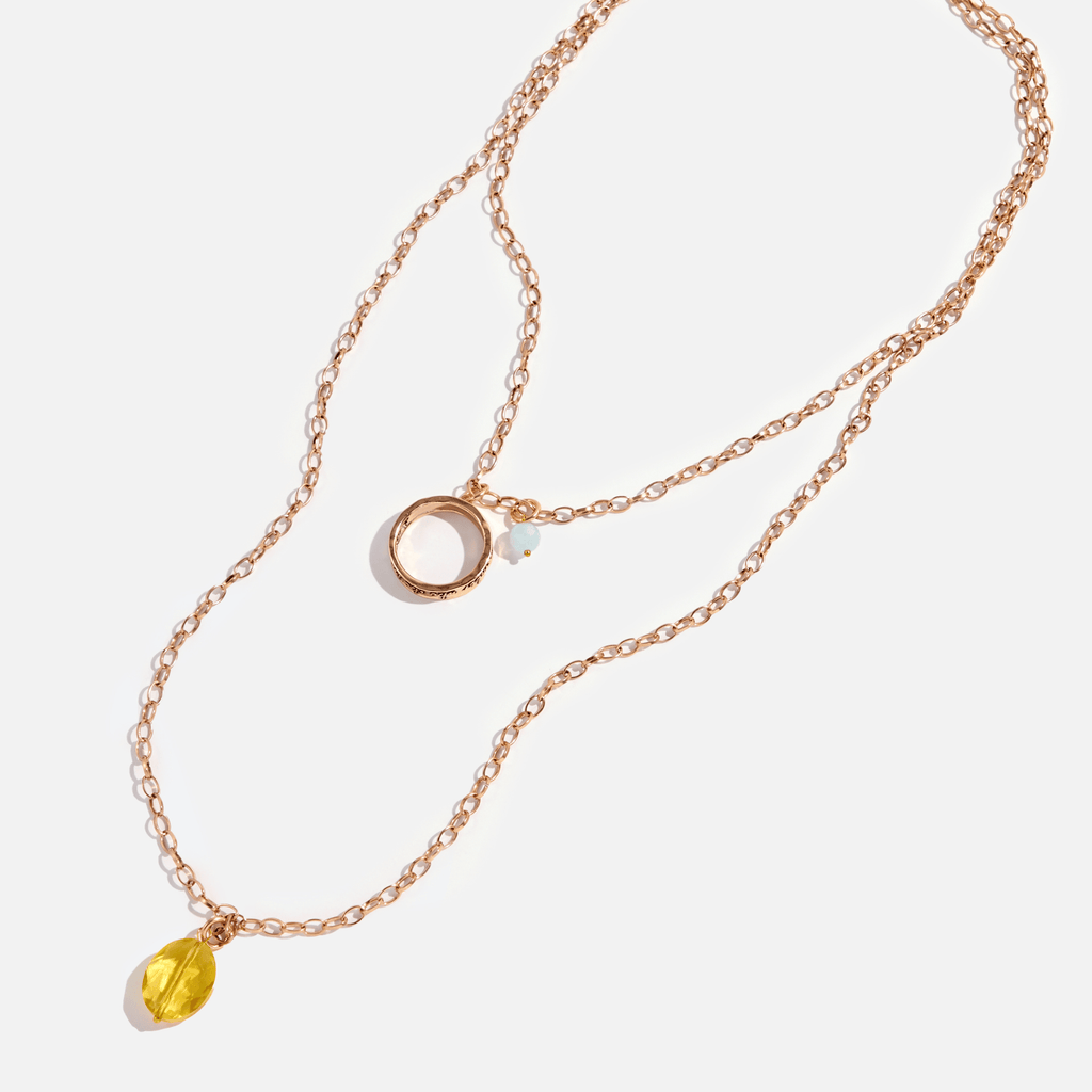 I Welcome Miracles Ring Original Necklace