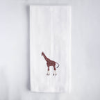 African Wildlife Cotton Tea Towels - Handmade Kitchen Gift