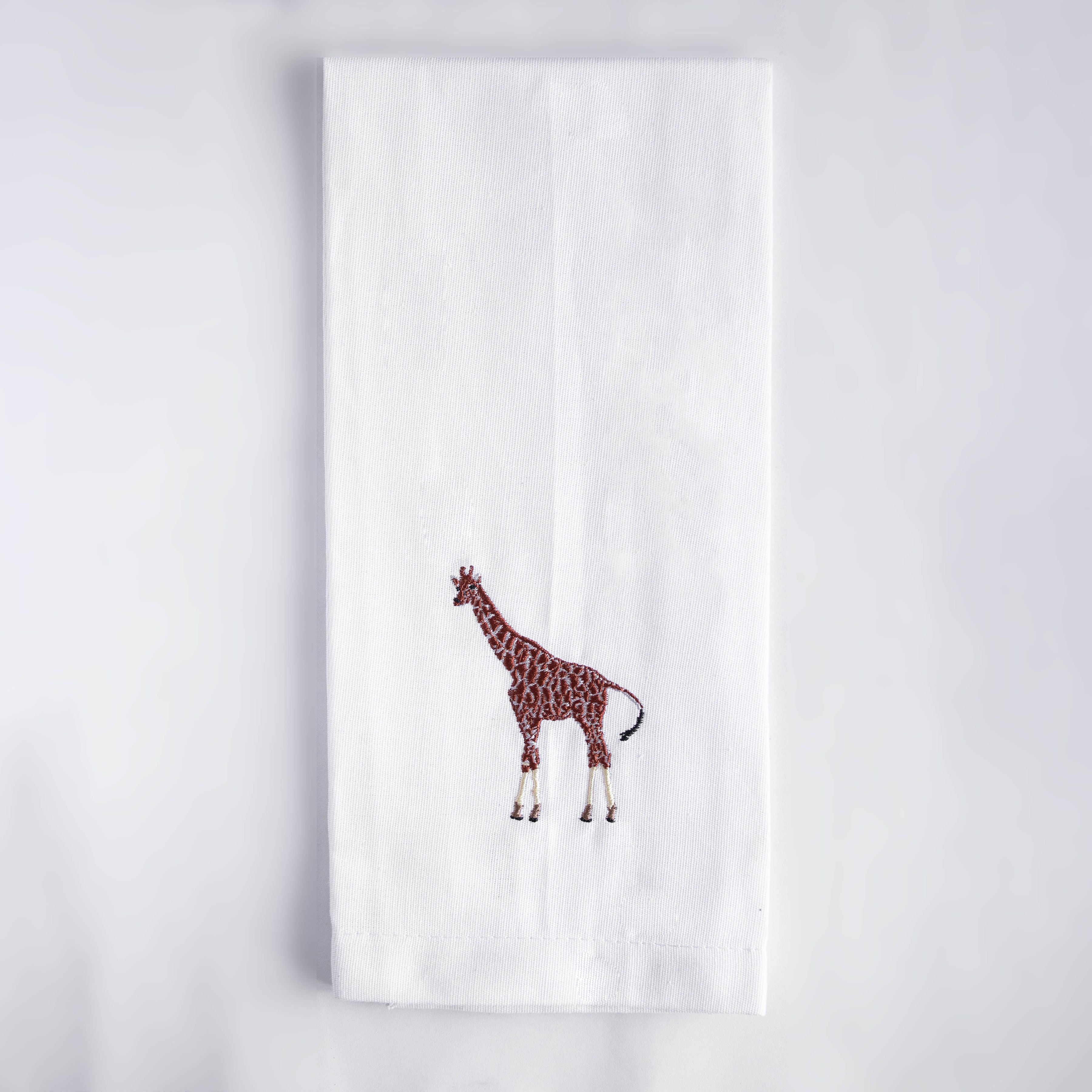 African Wildlife Cotton Tea Towels - Handmade Kitchen Gift