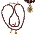 I Am Safe Heart Wood Boho Wrap Bracelet/Necklace