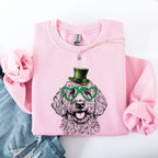 Goldendoodle, Adorable Dog, St Patrick's Day, Lucky, Irish Sweatshirt