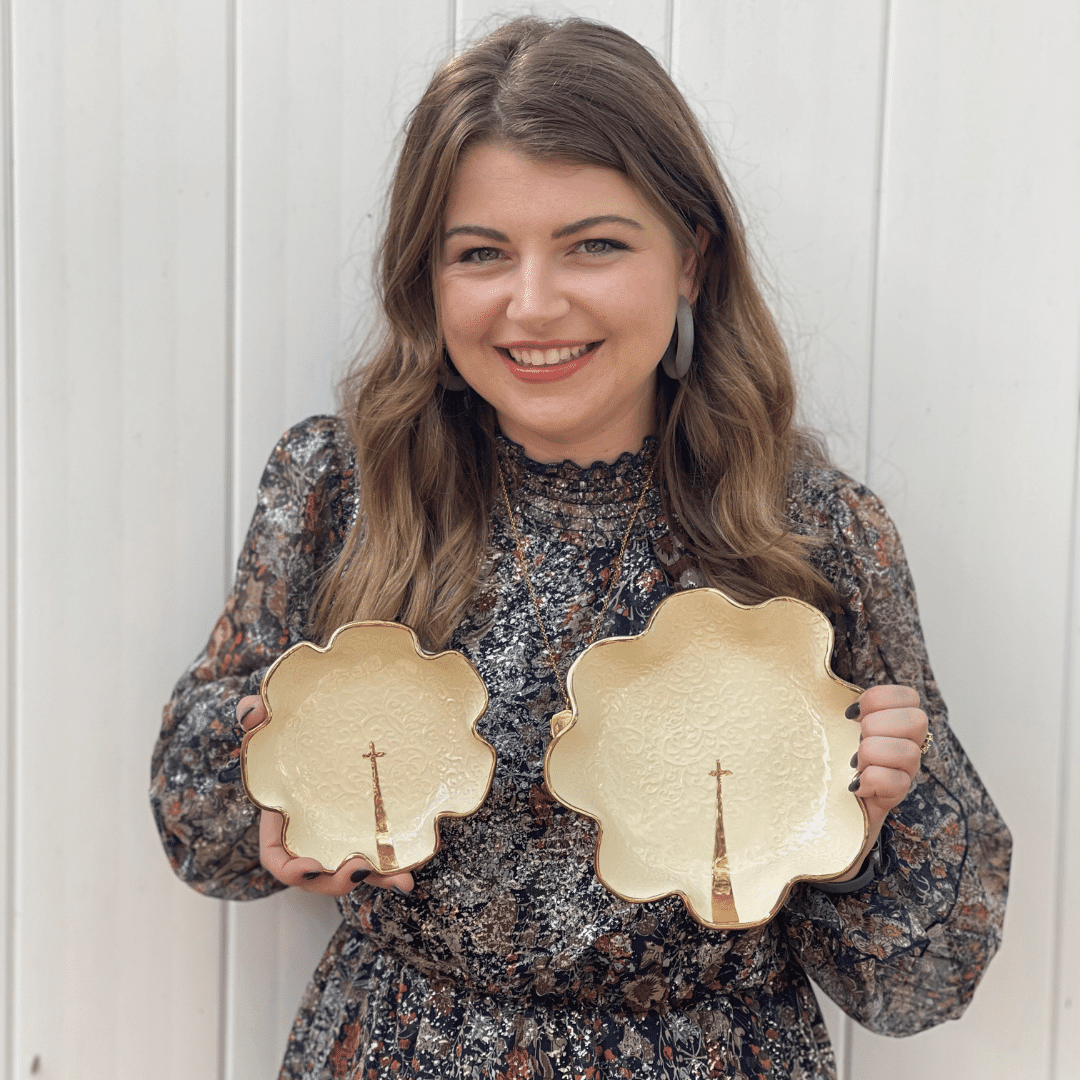 The Handmade Goldie Prayer Bowl - Made In America - Che Cose Belle