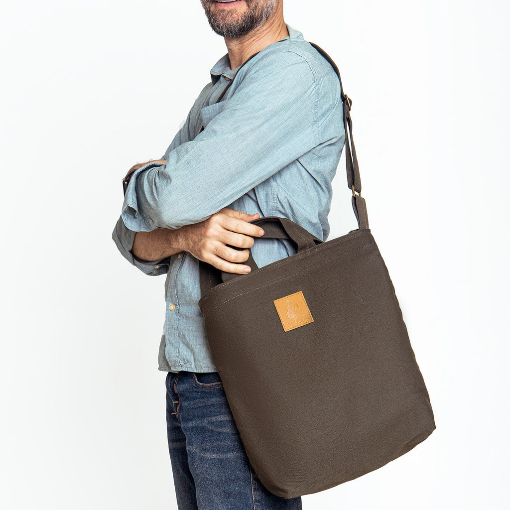 Canvas Carry-All Crossbody Bag for Men & Women | Amani