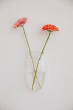Droplet Wall Vase in Clear