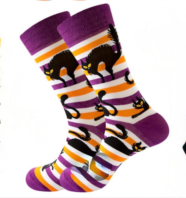 Halloween Cat Socks