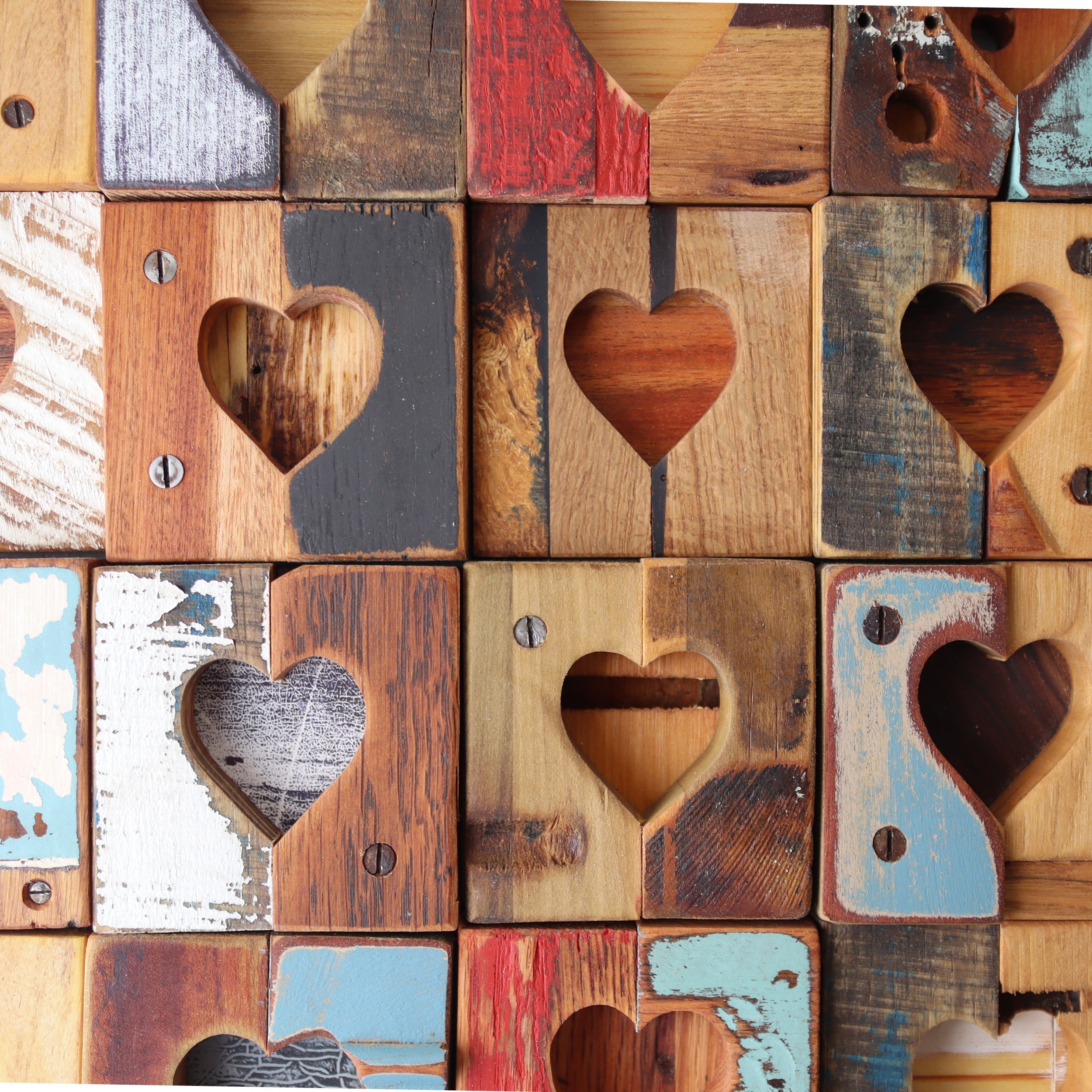 Rustic Heart Tiles