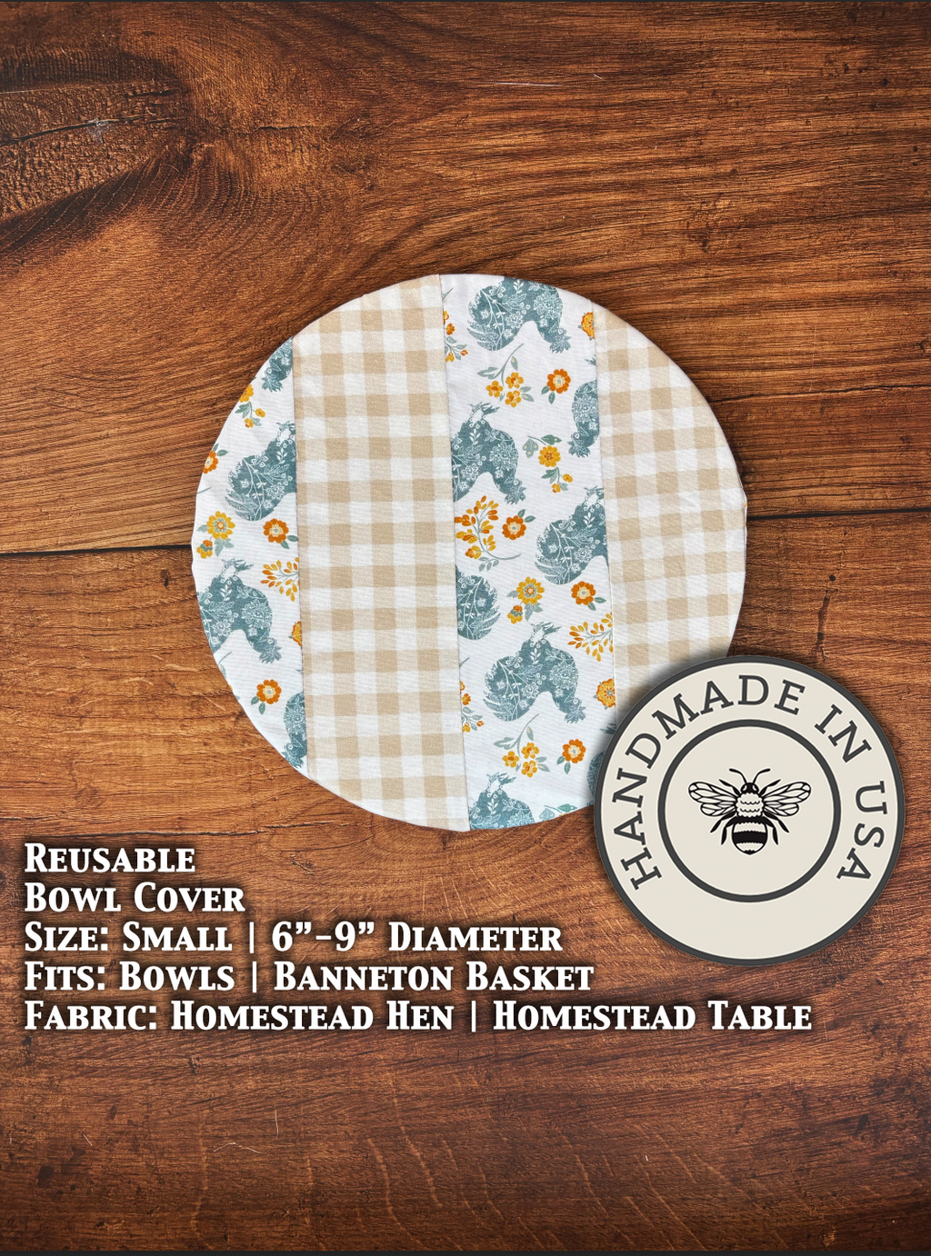 Small Bowl & Banneton Covers