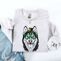 Husky, Adorable Dog, St Patrick's Day, Lucky, Irish Sweatshirt