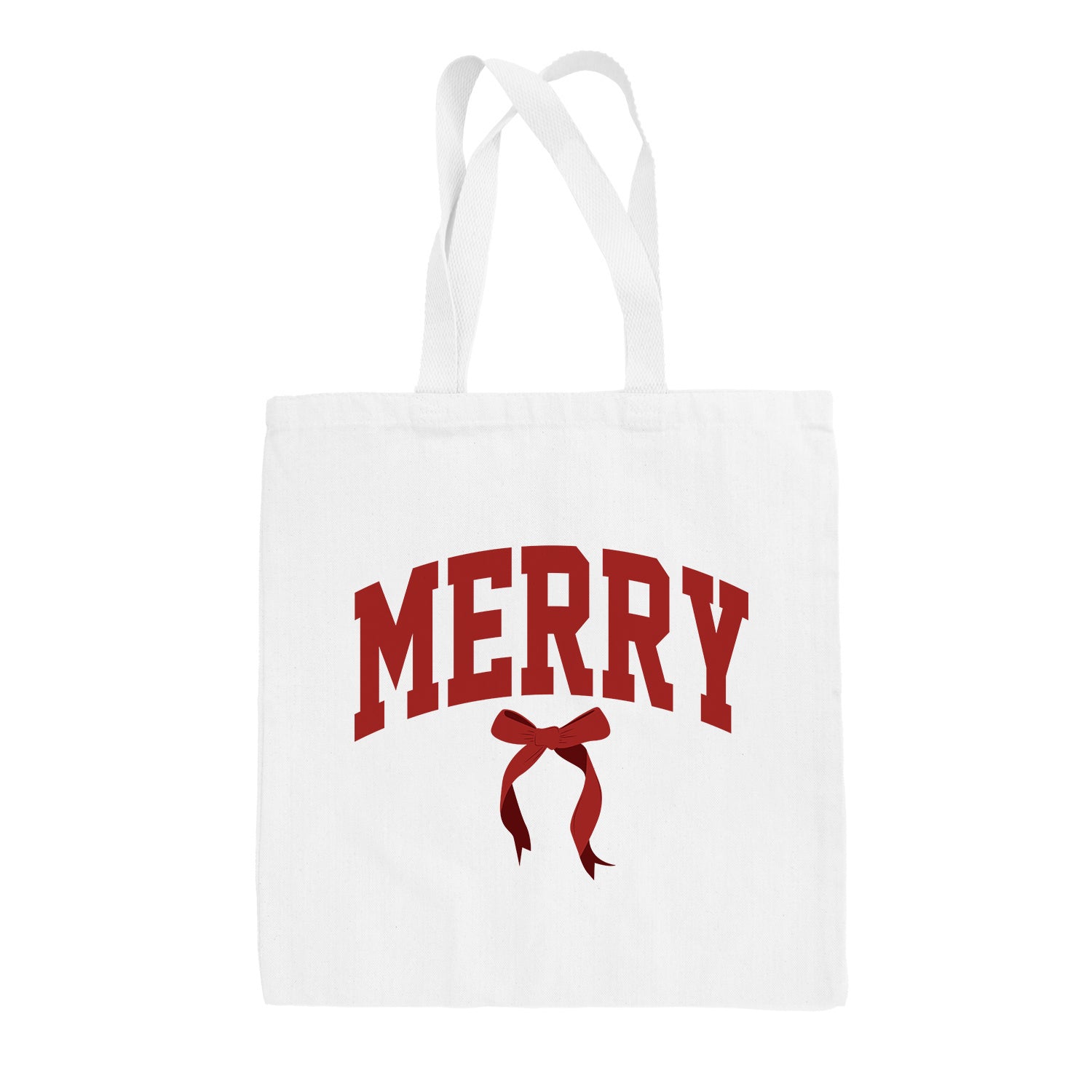 Merry Arch + Bow Tote Bag