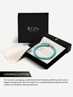 Turquoise Beaded Bracelet - Chain Fit