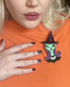 Hex Appeal Spooky Doll Brooch by Miss Fluff x Lipstick & Chrome