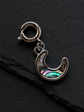 Blue Moon Abalone Charm