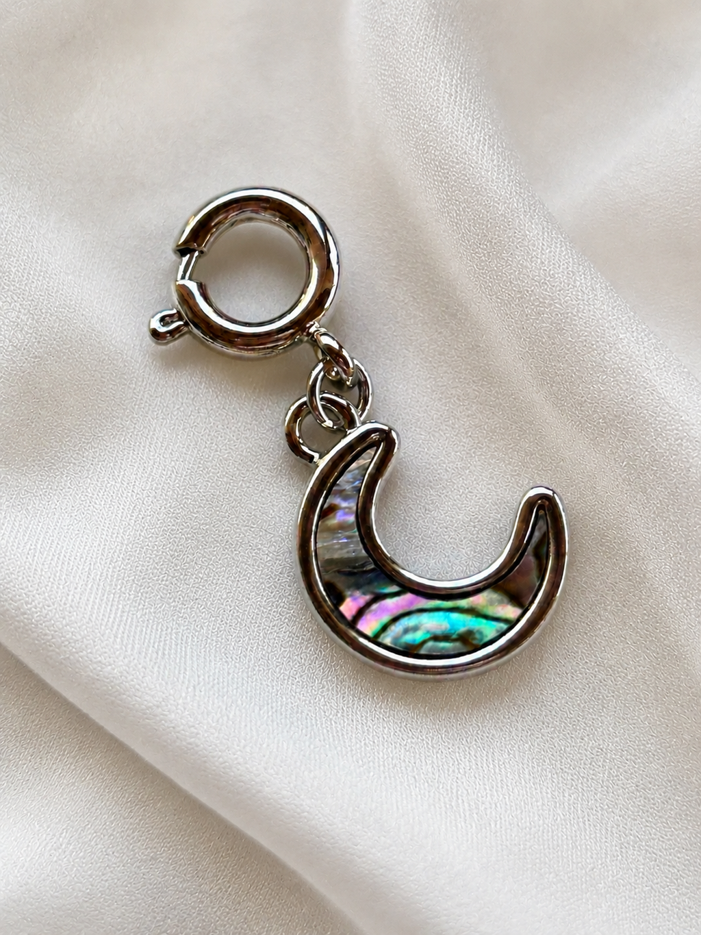 Blue Moon Abalone Charm