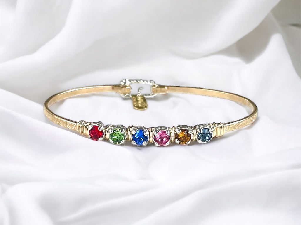 Custom Mothers Birthstone Bracelet Mid-Sized