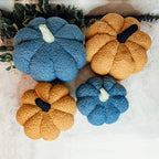 Plush Pumpkin Throw Pillow Decorative Fall Pillow Soft Cuddle Pumpkin Decor