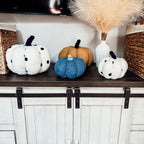Plush Pumpkin Throw Pillow Decorative Fall Pillow Soft Cuddle Pumpkin Decor