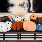 Plush Pumpkin Throw Pillow Decorative Fall Pillow Soft Cuddle Pumpkin Decor