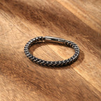 Steel Edge Braided Men's Bracelet